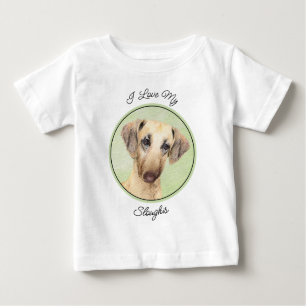 Camiseta Pintura em Sloughis - Arte Cachorra Original