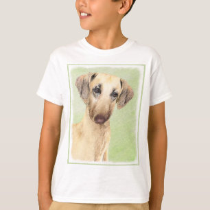 Camiseta Pintura em Sloughis - Arte Cachorra Original