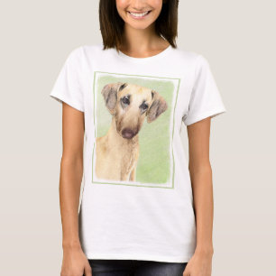Camiseta Pintura em Sloughis - Arte Cão Original Bonita