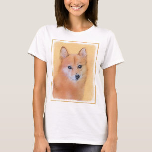 Camiseta Pintura em Spitz Finlandês - Arte Cachorosa Origin