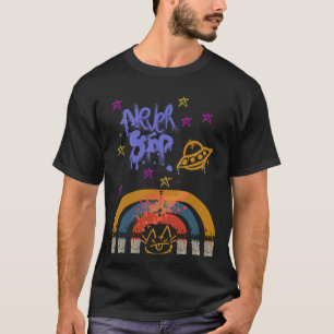 Camiseta pintura em spray t shirt estilo arte divertida t-s