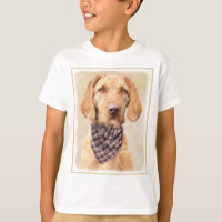Pintura em Vizsla com Cabelo Frio - Arte Cachorra