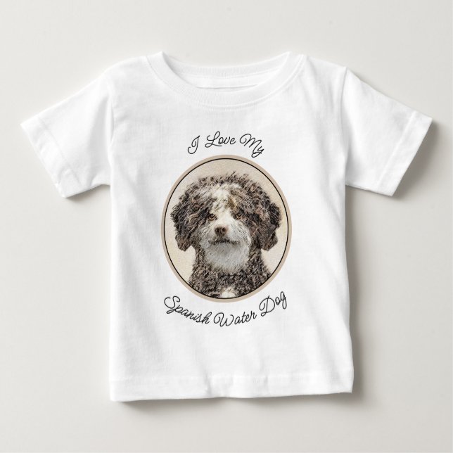 Camiseta Pintura Espanhola de Cachorros - Arte Cachorra Ori (Frente)