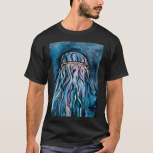 Camiseta Pintura estética em aquarela de um colorido brilha
