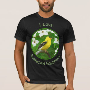 Camiseta Pintura Goldfinch - Arte Cachorra Original