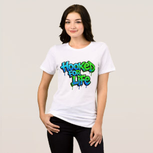 Camiseta Pintura Graffiti Arco-Íris Para Toda a Vida