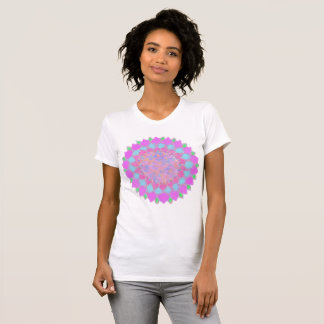 Camiseta Pintura Holi splash floral rangoli