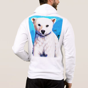 Camiseta Pintura impressionante de um Cubo de Urso Polar. C