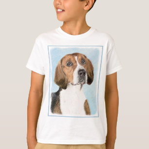 Camiseta Pintura Inglesa em Foxhound - Arte Cachorra Origin