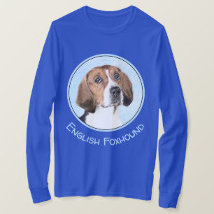 Camiseta Pintura Inglesa em Foxhound - Arte Cachorra Origin