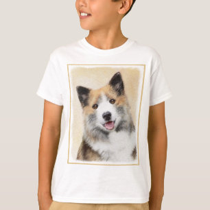 Camiseta Pintura Islandesa Do Cão - Arte Original Do Cão