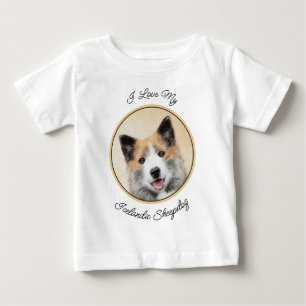 Camiseta Pintura Islandesa Do Cão - Arte Original Do Cão