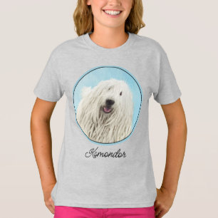 Camiseta Pintura Komondor - Arte Cachorra Original