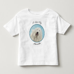 Camiseta Pintura Komondor - Arte Cachorra Original