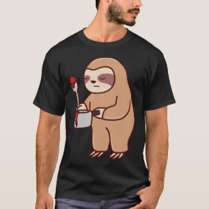 Camiseta Pintura Lenta Que Dorme Irônico Cansado Ro