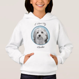 Camiseta Pintura Lowchen - Arte Original de Cachorro Fofa