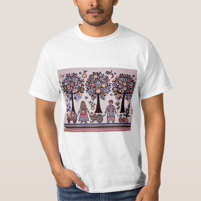Camiseta pintura madhubani (Frente)