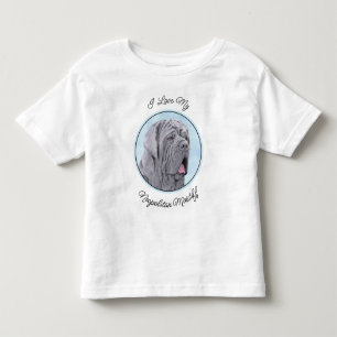 Camiseta Pintura Mastiff Neopolita - Arte Canina Original