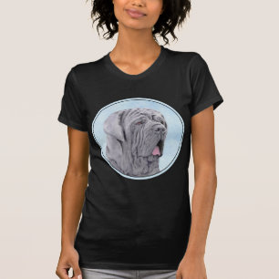 Camiseta Pintura Mastiff Neopolita - Arte Canina Original