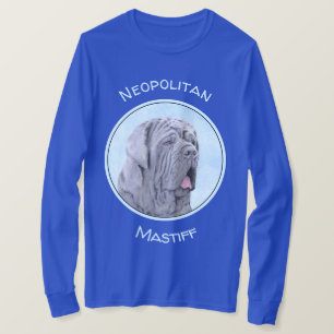 Camiseta Pintura Mastiff Neopolita - Arte Cão Original