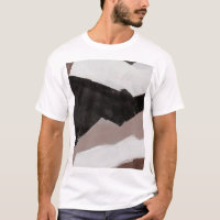 Pintura mista, design abstrato minimalista.