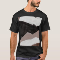 Pintura mista, design abstrato minimalista.