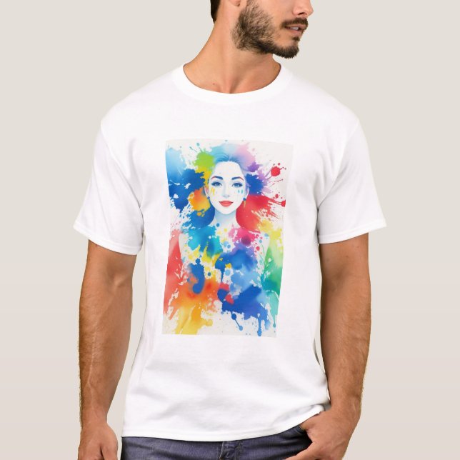Camiseta pintura nº 23 (Frente)