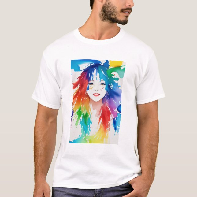 Camiseta pintura nº 25 (Frente)