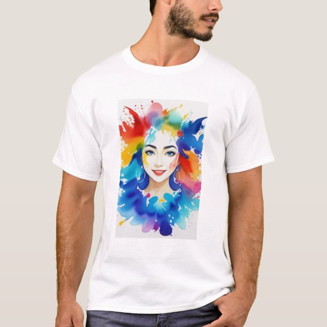Camiseta pintura nº 8 (Frente)