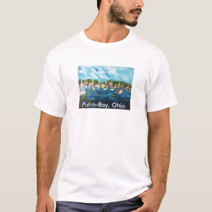 Camiseta Pintura na Ilha de Erie Lake Put-n-Bay #1