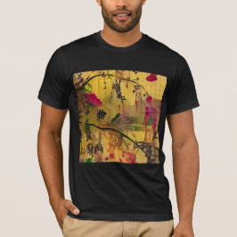 Camiseta Pintura oriental. Estilo japonês