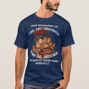 Camiseta Pintura Original da Casa Trump da Calçada de Belas