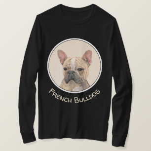 Camiseta Pintura para o Bulldog Francês (Sable) - Fita Ori