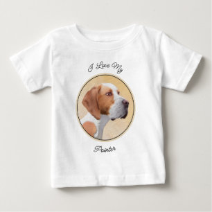 Camiseta Pintura Ponteiro - Arte Cachorra Original