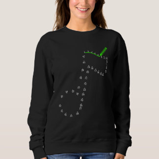 Camiseta Pintura por notas de música numéricas