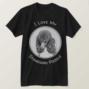 Camiseta Pintura Preta Padrão - Arte Canina