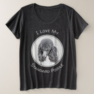 Camiseta Pintura Preta Padrão - Arte Canina