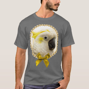 Camiseta Pintura realista de Cockatoo Penteado de Enxofre 1