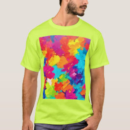 Camiseta Pintura Rhapsody Arco-Íris
