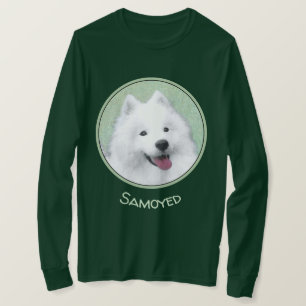Camiseta Pintura Samoyed - Arte Cachorra Original
