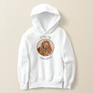 Camiseta Pintura Sussex Spaniel - Arte Cachorosa Original