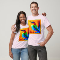 Pintura vibrante e alegre do Pássaro Arco-Íris. Co