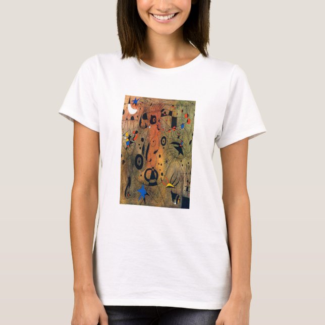 Camiseta pinturas de joan miro (Frente)