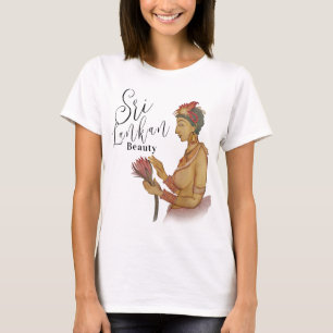 Camiseta Pinturas de Sigiriya no Sri Lanka