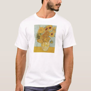 Camiseta Pinturas de Van Gogh: Girassóis de Van Gogh