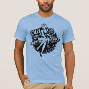 Camiseta Pinup da velha escola
