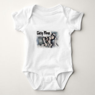 Camiseta Pinup do gângster do bebê