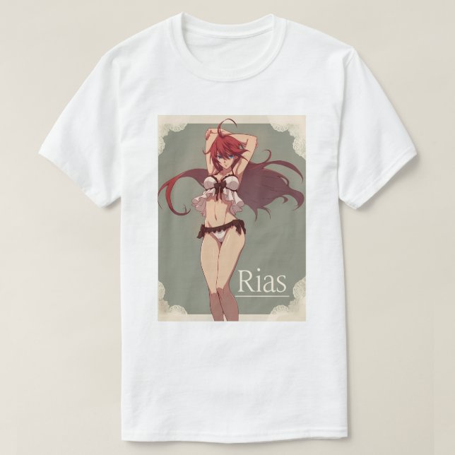 Camiseta Pinup Rias 150 (Frente do Design)