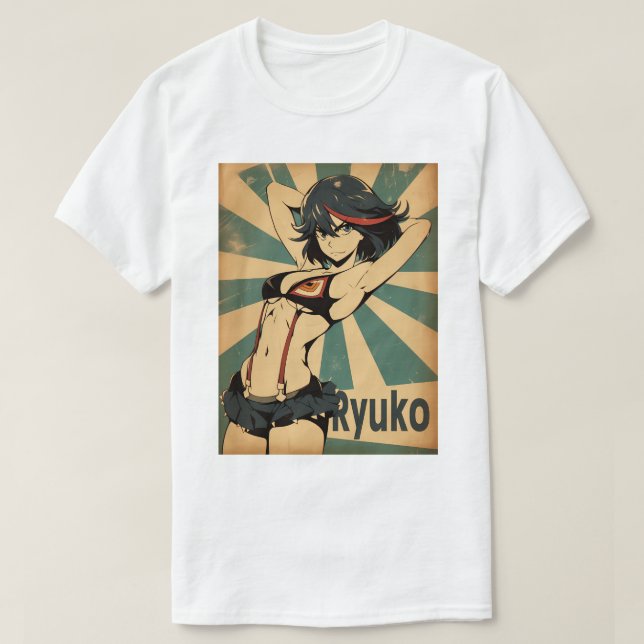 Camiseta Pinup Ryuko 18 (Frente do Design)