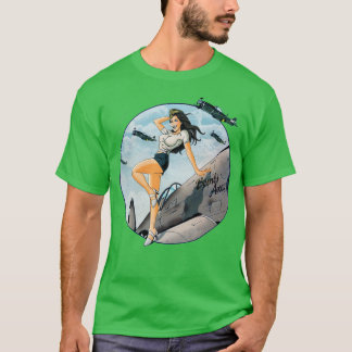 Camiseta Pinup Segunda Guerra Mundial Vintage